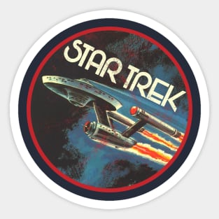 Star Trek Enterprise Vintage Sticker